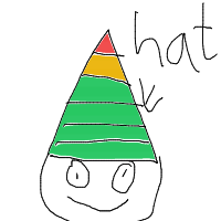 party hat drawing by hihuiihulvdsilhushdifalu in Artbitrator