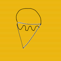 ice cream cone drawing by hihuiihulvdsilhushdifalu in Artbitrator