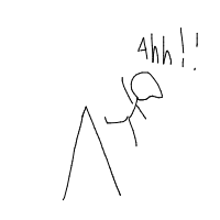 person falling over drawing by newotnew in Artbitrator