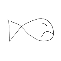 grumpy fish drawing by balli in Artbitrator