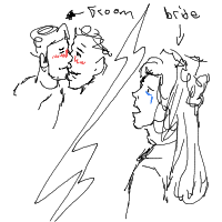 wedding disaster drawing by blina_18785 in Artbitrator