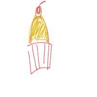 cupcake with cherry drawing by pingu28 in Artbitrator
