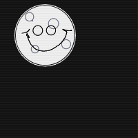 moon smiling drawing by rose in Artbitrator