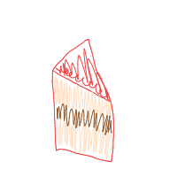 piece of cake drawing by bloog in Artbitrator