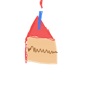 piece of cake drawing by bloog in Artbitrator