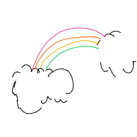 rainbow drawing by parsa in Artbitrator