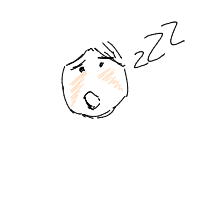 sleeping face drawing by parsa in Artbitrator
