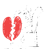 broken heart drawing by parsa in Artbitrator
