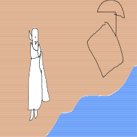 vampire at beach drawing by guest-0pz6d264k in Artbitrator