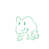 happy frog drawing by neffy in Artbitrator