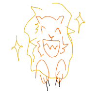 proud lion drawing by neffy in Artbitrator