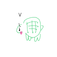 shy turtle drawing by neffy in Artbitrator