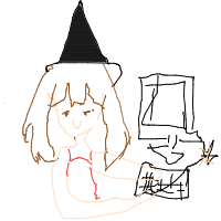 wizard tech support drawing by yuuvn in Artbitrator