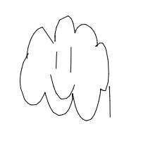 cloud with face drawing by nisnis in Artbitrator