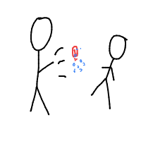 throwing water balloon drawing by mytzuliet in Artbitrator