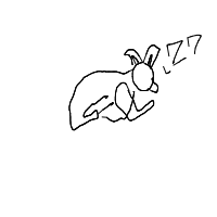 sleeping cat drawing by nedeljko2341 in Artbitrator
