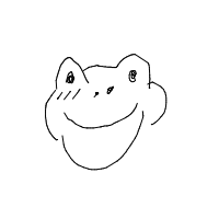 happy frog drawing by pyschmych in Artbitrator