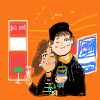 Paint Your Partner drawing by dano in Artbitrator