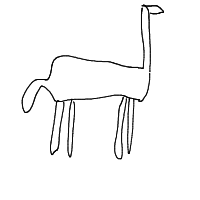 giraffe drawing by fairy in Artbitrator
