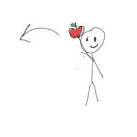 throwing food drawing by brookestarr09 in Artbitrator