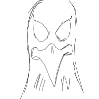 angry bird drawing by marsillb in Artbitrator
