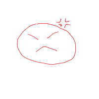 angry face drawing by mahe in Artbitrator