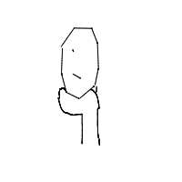 hand on chin drawing by londeehee in Artbitrator