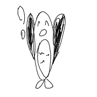 excited penguin drawing by leafyirl in Artbitrator