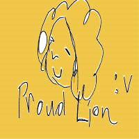 proud lion drawing by leafyirl in Artbitrator