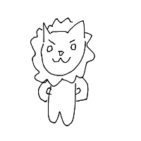 proud lion drawing by s0upieeeee in Artbitrator