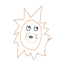 proud lion drawing by miles in Artbitrator