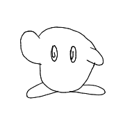 kirby drawing by observer in Artbitrator