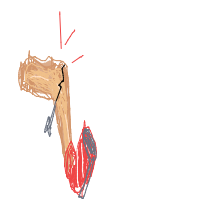 break a leg drawing by poumegaproo in Artbitrator