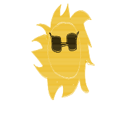 sun wearing sunglasses drawing by frant in Artbitrator