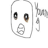 yawning drawing by darklegendsreload in Artbitrator