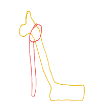 giraffe with scarf drawing by jackjb in Artbitrator