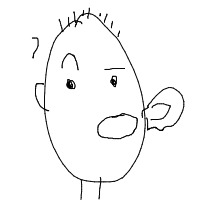 confused face drawing by jackjb in Artbitrator