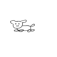 sleepy dog drawing by vito in Artbitrator