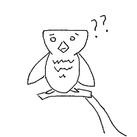 confused owl drawing by vito in Artbitrator