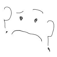 confused face drawing by carrotdrawz in Artbitrator