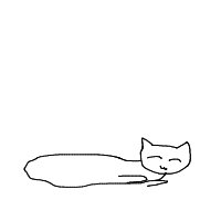 sleeping cat drawing by whitehitlergaming3 in Artbitrator