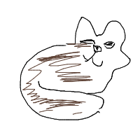 sleeping cat drawing by guest-6g58n0fan in Artbitrator