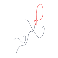 balloon floating away drawing by sean in Artbitrator