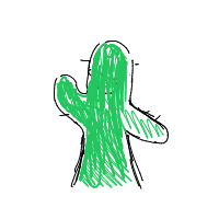 dancing cactus drawing by ermhi in Artbitrator