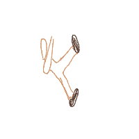 person falling over drawing by unclebullly in Artbitrator