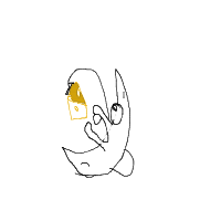 moon eating cheese drawing by unclebullly in Artbitrator