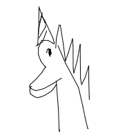 unicorn drawing by hryy in Artbitrator