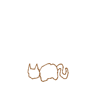 sleeping cat drawing by thekingmo in Artbitrator