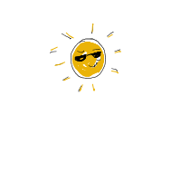 sun wearing sunglasses drawing by dfellow69 in Artbitrator
