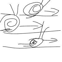 snail racing drawing by d11111n0 in Artbitrator